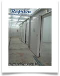 Câmaras de congelamento com paineis de 200 mm - portas de correr 