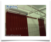 Cortinas de ar 1,50 mts portas de carga - Frigorifico Ariranha 