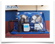 Unidade semi-hermetica 15 Hp - Camara de congelados - Frigorifico Ariranha 